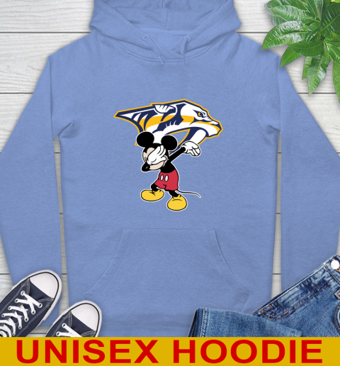 Nashville Predators NHL Hockey Dabbing Mickey Disney Sports Hoodie 11