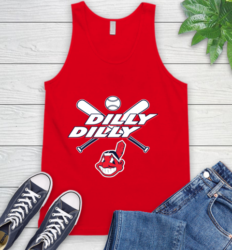 MLB Cleveland Indians Dilly Dilly Baseball Sports Tank Top 6