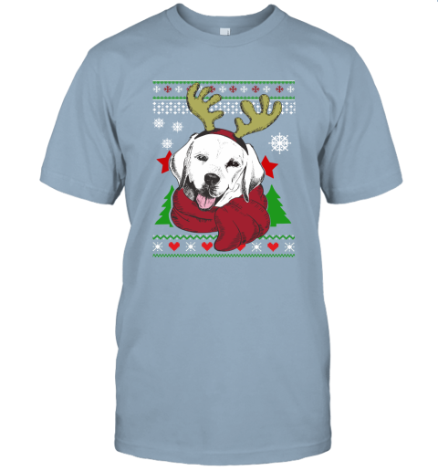 Labrador Ugly Christmas Unisex Jersey Tee