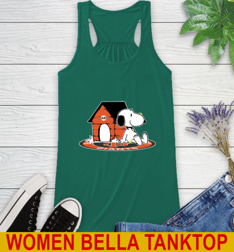 MLB Baseball San Francisco Giants Snoopy The Peanuts Movie Shirt Racerback Tank 7