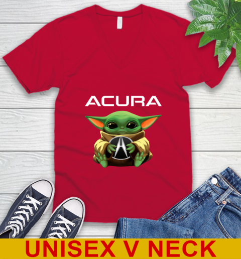 Star Wars Baby Yoda Hugs Acura Car Shirt 52