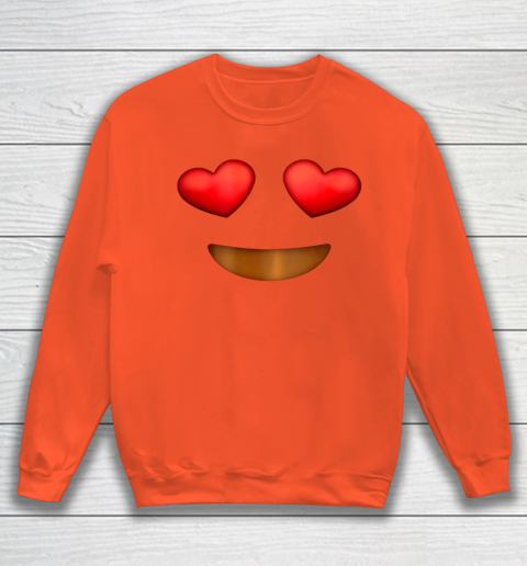 Heart with eyes hoodie outlet