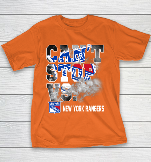 NHL New York Rangers Hockey Can't Stop Vs Youth T-Shirt 4