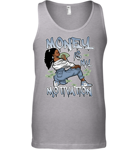 Jordan 1 Hyper Royal Matching Sneaker Tshirt For Woman For Girl Money Is My Motivation White Jordan Shirt