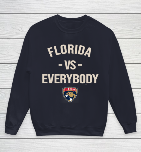 Florida Panthers Vs Everybody Youth Sweatshirt 2