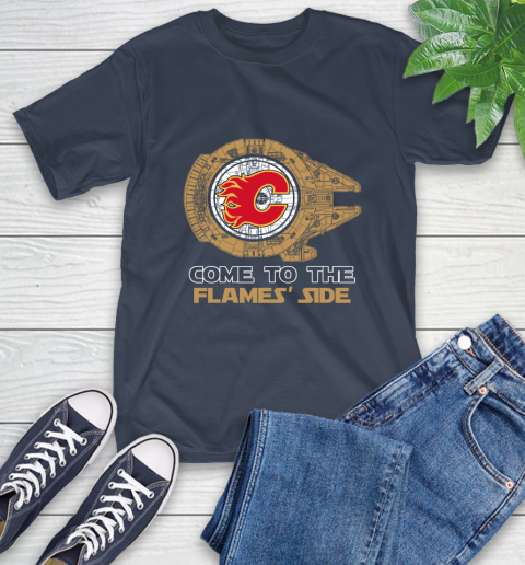 NHL Come To The Calgary Flames Wars Hockey Sports T-Shirt 3