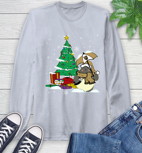 Vegas Golden Knights NHL Hockey Cute Tonari No Totoro Christmas Sports Long Sleeve T-Shirt 6