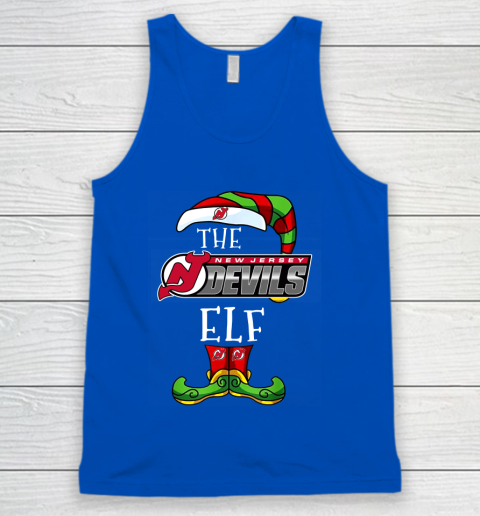 New Jersey Devils Christmas ELF Funny NHL Tank Top 4
