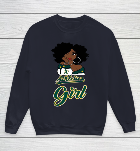 Oakland Athleticss Girl MLB Youth Sweatshirt 3