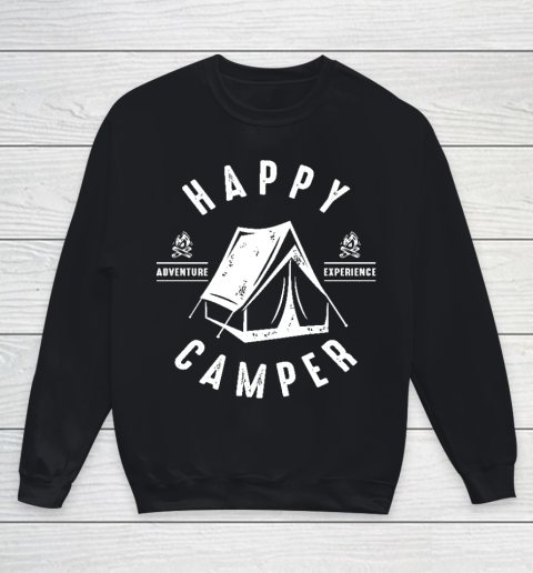 Happy Camping Camper Tent W Youth Sweatshirt