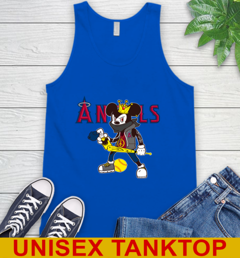 Los Angeles Angels MLB Baseball Mickey Peace Sign Sports Tank Top 5