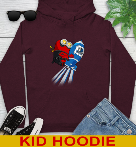 NBA Basketball Dallas Mavericks Deadpool Minion Marvel Shirt Youth Hoodie 7