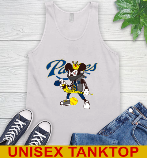 San Diego Padres MLB Baseball Mickey Peace Sign Sports Tank Top