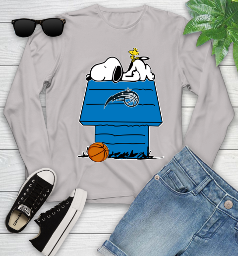 Orlando Magic NBA Basketball Snoopy Woodstock The Peanuts Movie Youth Long Sleeve 12