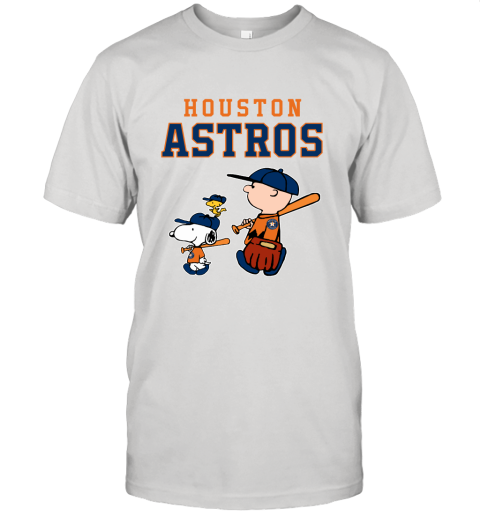 Houston Astros Let's Play Baseball Together Snoopy MLB Shirt