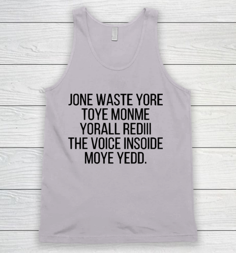Blink 182 I Miss You Funny Jone Waste Yore Tank Top 2
