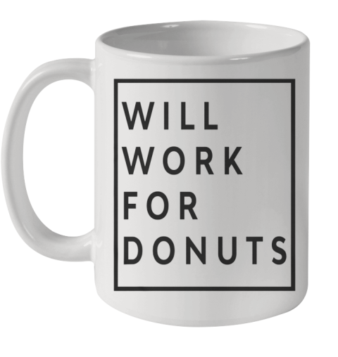 Jeb Bush Will Work For Donuts Ceramic Mug 11oz