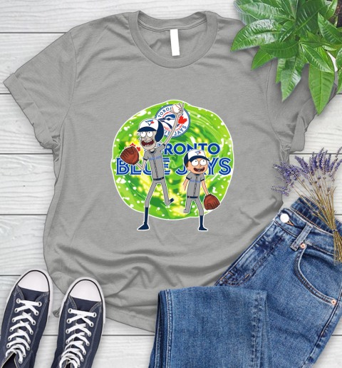 MLB Toronto Blue Jays Rick And Morty Baseball Sports Women's T-Shirt 10