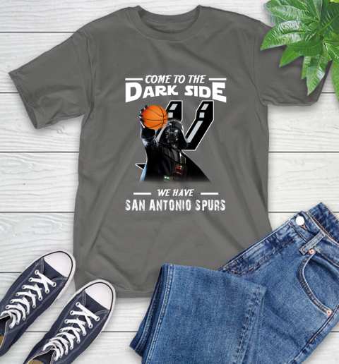 NBA Come To The Dark Side We Have San Antonio Spurs Star Wars Darth Vader Basketball T-Shirt 10