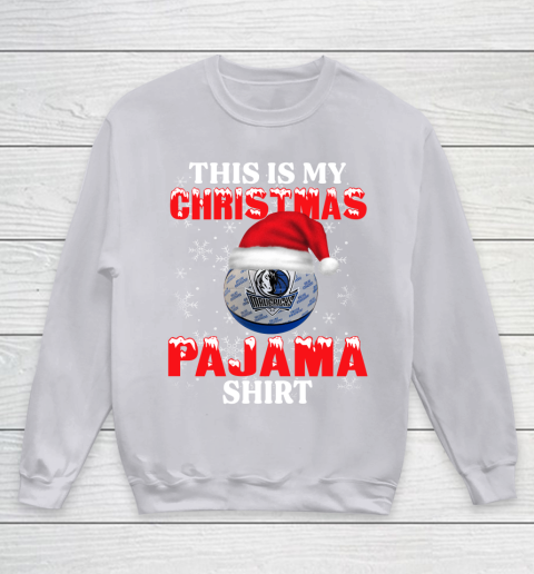 Dallas Mavericks This Is My Christmas Pajama Shirt NBA Youth Sweatshirt 3
