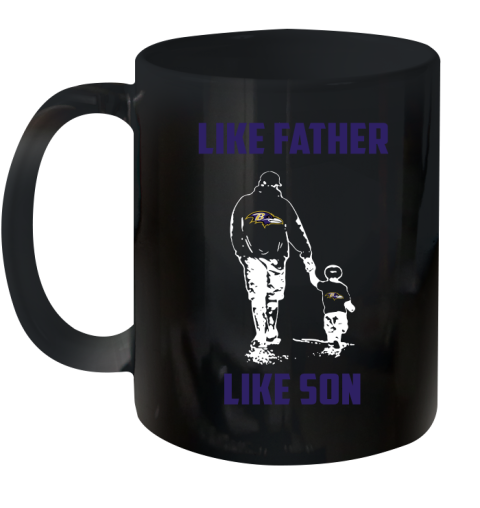 Baltimore Ravens NFL Football Like Father Like Son Sports Ceramic Mug 11oz