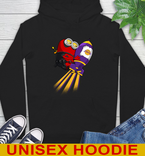 NBA Basketball Los Angeles Lakers Deadpool Minion Marvel Shirt Hoodie