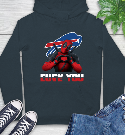NHL Buffalo Bills Deadpool Love You Fuck You Football Sports Hoodie 7