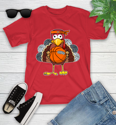 San Antonio Spurs Turkey thanksgiving day Youth T-Shirt 10