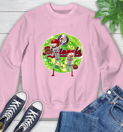 MLB Washington Nationals Rick And Morty Baseball Sports Sweatshirt 9