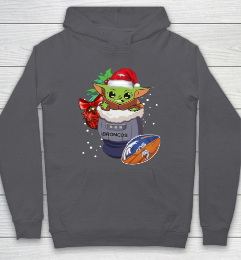 Denver Broncos Christmas Baby Yoda Star Wars Funny Happy NFL Hoodie 7