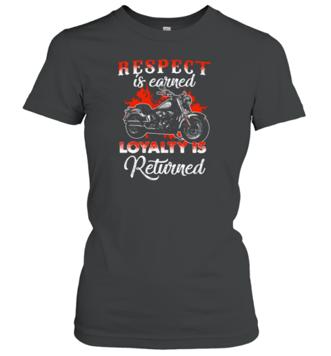 Respect Is Earned Loyalty Women's T-Shirt