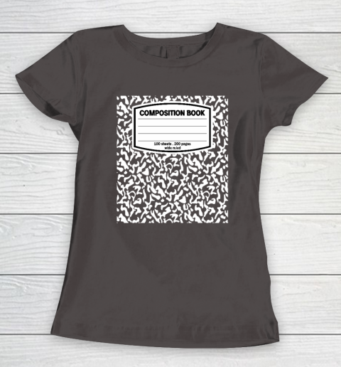 Composition Book Notebook Matching group Halloween Teacher Women's T-Shirt 5