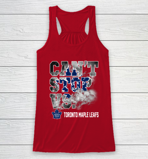 NHL Toronto Maple Leafs Hockey Can't Stop Vs Racerback Tank 5 NHL Toronto Maple Leafs Hockey Can't Stop Vs Racerback Tank - Image 5