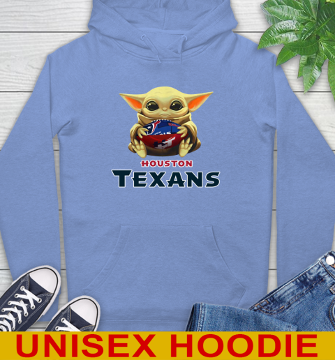 NFL Football Houston Texans Baby Yoda Star Wars Shirt Hoodie 11