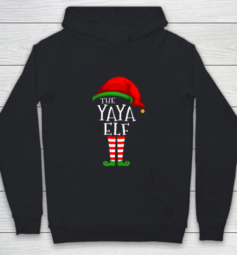 Yaya Elf Family Matching Group Christmas Gift Funny Youth Hoodie