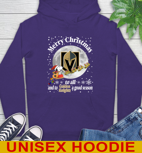 Vegas Golden Knights Merry Christmas To All And To Golden Knights A Good Season NHL Hockey Sports Hoodie 5