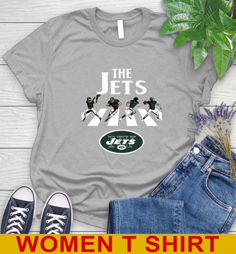 NFL Football New York Jets The Beatles Rock Band Shirt Women's T-Shirt 5