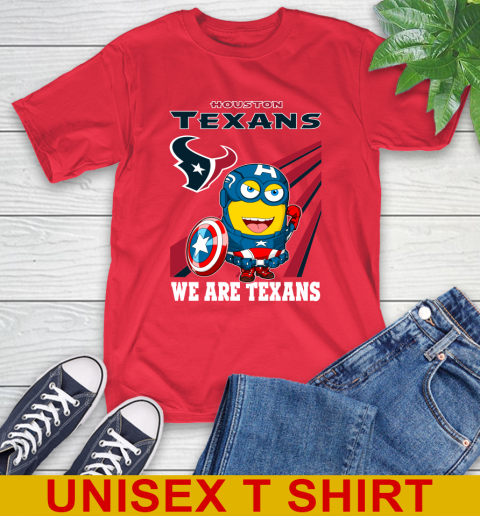 NFL Football Houston Texans Captain America Marvel Avengers Minion Shirt T-Shirt 12