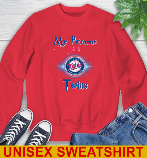 MLB Baseball Harry Potter My Patronus Is A Minnesota Twins Sweatshirt 12