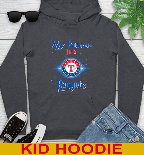 MLB Baseball Harry Potter My Patronus Is A Texas Rangers Youth Hoodie 9
