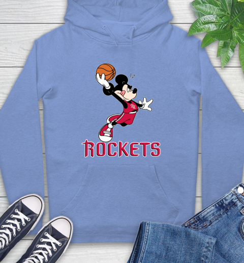 NBA Basketball Houston Rockets Cheerful Mickey Mouse Shirt Hoodie 12