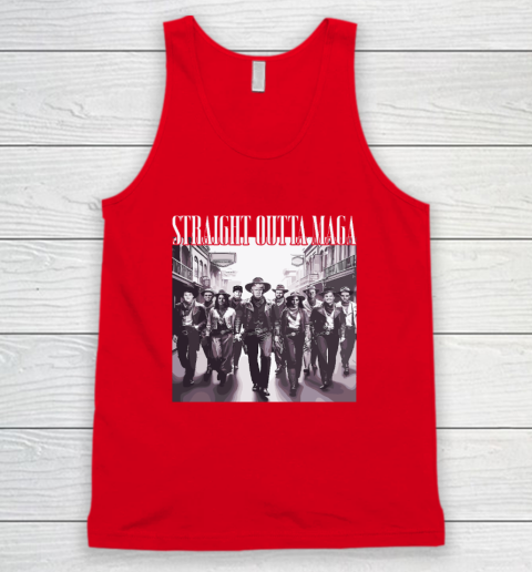 Straight Outta Maga Funny Trump 2024 Tank Top 4