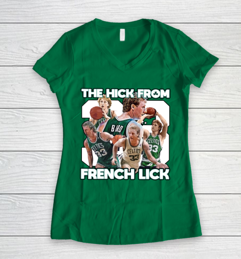 33 The Hick From French Lick Women's V-Neck T-Shirt 3