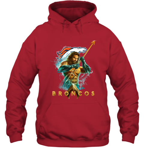 NFL Denver Broncos Aquaman DC Football Sports Yq8DFHxALtS hoodie 23 95 151514 front red