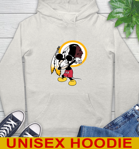 Washington Redskins NFL Football Dabbing Mickey Disney Sports Hoodie 12