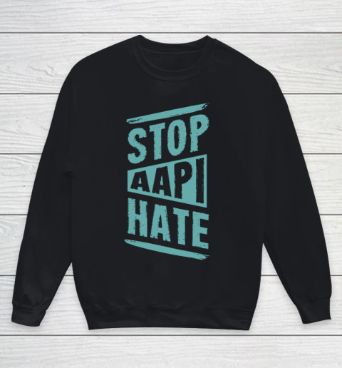 Stop AAPI Hate Cool Asian American Pride Youth Sweatshirt