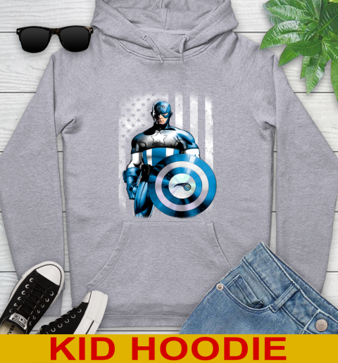 Orlando Magic NBA Basketball Captain America Marvel Avengers American Flag Shirt Youth Hoodie 6