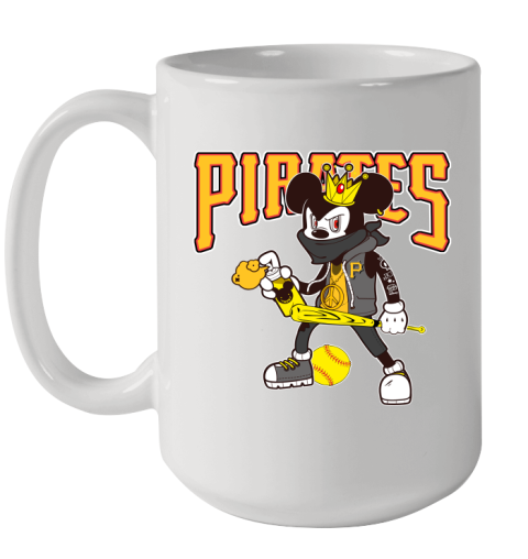 Pittsburgh Pirates MLB Baseball Mickey Peace Sign Sports Ceramic Mug 15oz