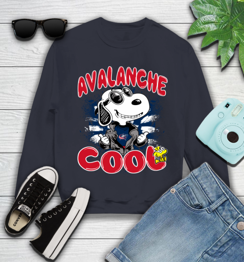 NHL Hockey Columbus Blue Jackets Cool Snoopy Shirt Youth Sweatshirt 2