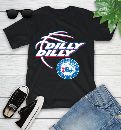 NBA Philadelphia 76ers Dilly Dilly Basketball Sports Youth T-Shirt 14